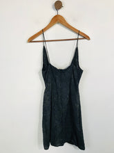 Load image into Gallery viewer, Topshop Women's Snakeskin Wrap Tank Top | UK10 | Black