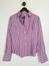 Load image into Gallery viewer, T.M. Lewin Women's Cotton Striped Button-Up Shirt | UK12 | Multicoloured