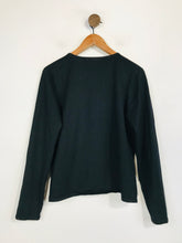 Load image into Gallery viewer, Lauren Ralph Lauren Women's Silk Embroidered Cardigan | L UK14 | Black