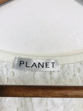 Load image into Gallery viewer, Planet Women's Lace Tank Top | UK14 | White
