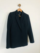 Load image into Gallery viewer, Zara Women's Wool Smart Blazer Jacket | S UK8 | Blue