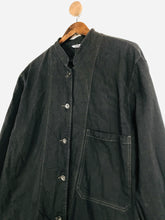 Load image into Gallery viewer, Uniqlo Women’s Cotton Button-Up Shirt | L | Black