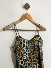 Load image into Gallery viewer, Zara Women's Leopard Print Cami Tank Top | S UK8 | Brown