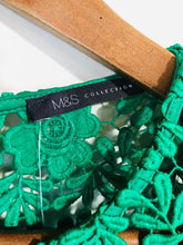 Load image into Gallery viewer, M&S Collection Women's Lace Shift Dress NWT | UK16 | Green