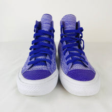 Load image into Gallery viewer, Converse x Nike Unisex Flyknit Hightop Trainers | UK7 | Purple