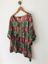 Load image into Gallery viewer, Monsoon Women's Silk Floral Blouse | UK14 | Multicolour