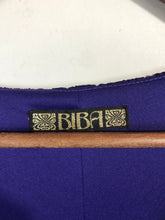 Load image into Gallery viewer, Biba Women's Cowl Neck Sheath Dress | UK18 | Purple