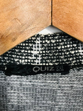 Load image into Gallery viewer, Quiz Women's Tweed Blazer Jacket | EU42 UK14 | Black