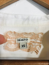 Load image into Gallery viewer, Isato Women's Floral Embroidered Blouse | XS UK6-8 | White
