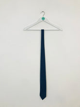 Load image into Gallery viewer, Hermès Men’s Branded Silk Suit Tie | Blue