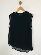 Load image into Gallery viewer, Zara Women's Sheer Mesh Tank Top | S UK8 | Black