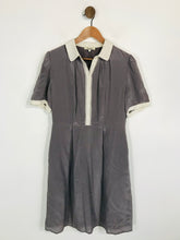 Load image into Gallery viewer, Somerset by Alice Temperley Women's Silk Vintage Mini Dress | UK12 | Purple