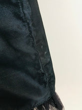 Load image into Gallery viewer, Whistles Women's Satin Embellished A-Line Skirt | UK12 | Blue