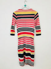 Load image into Gallery viewer, Fat Face Women’s Stripe Knit Button-Up Dress | UK8 | Multi