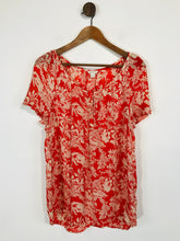 Load image into Gallery viewer, Monsoon Women's Floral Flowy Blouse | UK14 | Orange