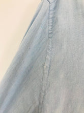 Load image into Gallery viewer, Ted Baker Men’s Lightweight Linen Shirt | XXL 6 | Blue