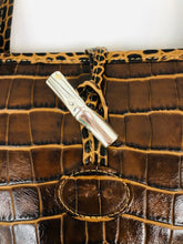 Load image into Gallery viewer, Longchamp Women’s Leather Shoulder Bag Handbag | Medium | Brown