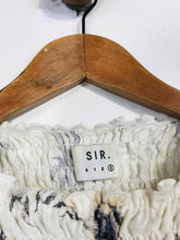 Load image into Gallery viewer, SIR. Women's Linen Ruched A-Line Dress | 3 UK12 | Multicoloured