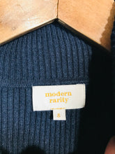 Load image into Gallery viewer, Modern Rarity Women's Ribbed Roll Neck Jumper | UK8 | Blue