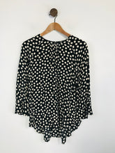Load image into Gallery viewer, Zara Women's Polka Dot Blouse | L UK14 | Black