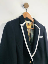 Load image into Gallery viewer, Ted Baker Women's Wool Striped Blazer Jacket | L UK14 | Blue