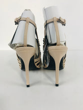 Load image into Gallery viewer, Zara Women's Sequin Strappy Heels NWT | UK5 | Pink