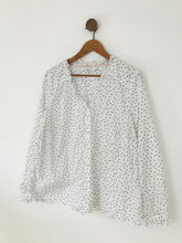 Load image into Gallery viewer, Boden Women's Polka Dot Button Up Blouse | UK22 | White