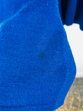 Load image into Gallery viewer, Jean Muir Womens Long Wool Cardigan | M | Blue