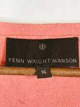 Load image into Gallery viewer, Fenn Wright Manson Women's Cotton Linen Cardigan | UK16 | Orange