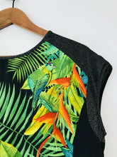 Load image into Gallery viewer, Oasis Women’s Tropical Print T-Shirt | M UK10 | Multicoloured