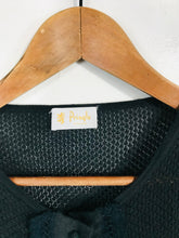 Load image into Gallery viewer, Pringle of Scotland Women's Knit Short Sleeve Cardigan | S UK8 | Black