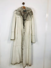 Load image into Gallery viewer, The Vestry Women's Faux Fur Shearling Jacket | S UK8 | White