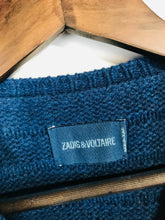 Load image into Gallery viewer, Zadig & Voltaire Women's Alpaca Jumper | S UK8 | Blue