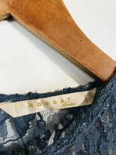 Load image into Gallery viewer, Nougat Women's Floral Lace Blouse | UK10 | Blue
