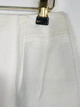 Load image into Gallery viewer, Alex&Co Women's Cotton Smart Pencil Skirt | UK10 | White