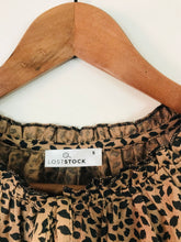 Load image into Gallery viewer, Lost Stock Women’s A-Line Long Sleeve Dress | S UK8 | Brown