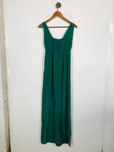 Load image into Gallery viewer, Gerard Darel Women's Silk Maxi Dress | EU36 UK8 | Green