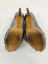 Load image into Gallery viewer, Zara Women's Glittery Heels | EU37 UK4 | Grey