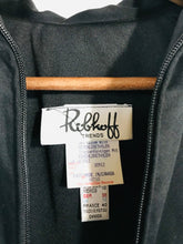 Load image into Gallery viewer, Joseph Ribkoff Women's Embroidered Zip Blazer Jacket | UK12 | Black