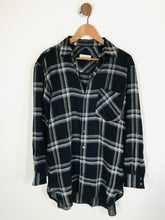 Load image into Gallery viewer, Toast Women's Check Gingham Long Button-Up Shirt | UK12 | Blue