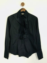 Load image into Gallery viewer, TM Lewin Women's Ruffle Blouse | UK8 | Black