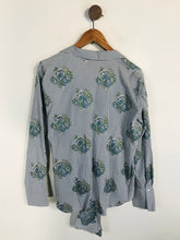 Load image into Gallery viewer, Zara Women's Floral Striped Blouse | XL UK16 | Blue