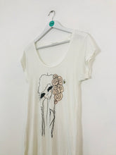 Load image into Gallery viewer, Whistles Women’s Graphic Scoop Neck T-Shirt | UK10 | White