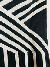 Load image into Gallery viewer, Coast Women's Striped Sleeveless A-Line Dress | UK10 | Black