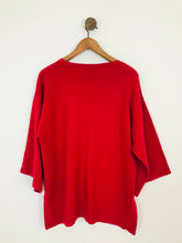 Load image into Gallery viewer, The Cashmere Centre Women’s 100% Cashmere Oversized Knit Jumper | L UK14-16 | Red