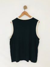 Load image into Gallery viewer, Jaeger Women's V Neck Jersey Tank Top | L UK14 | Black