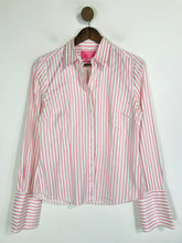 Load image into Gallery viewer, Charles Tyrwhitt Women's Striped Smart Button-Up Shirt | UK12 | Pink