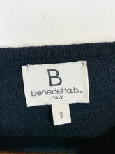 Load image into Gallery viewer, Benedetta.b Women's Striped Jumper | S UK8 | Black