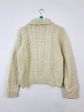 Load image into Gallery viewer, Antik Batik Womens Zip Up Knit Cardigan | UK12 | Cream