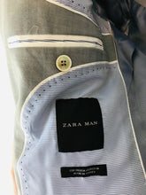 Load image into Gallery viewer, Zara Man Men’s Tailored Fit Suit Jacket Wool Blazer | EU50 UK40 L | Grey